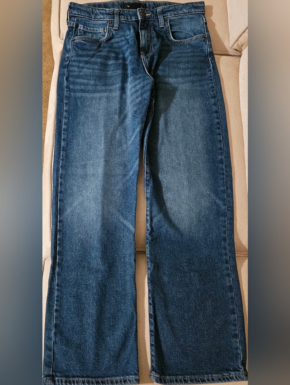 Treasure & Bond High Rise Straight Wide Leg Jeans Medium Wash Women’s Size 16
